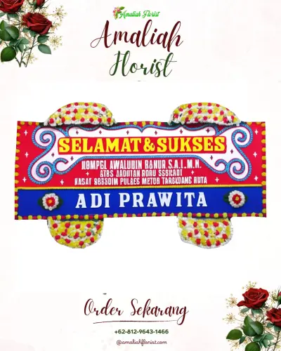 Karangan Bunga Ucapan Selamat di Sumurbatu