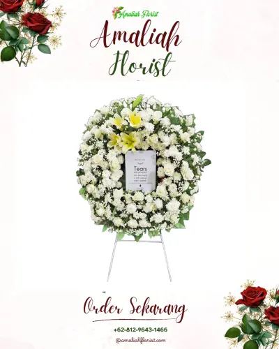 Krans Bunga Duka Cita di Sumurbatu